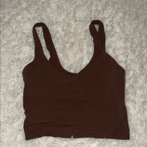 Brown Lululemon align tank size 4